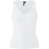 Pieces Maliva Ärmlös V-ringad T-shirt