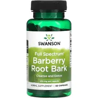 Swanson Health , Full spektrum barberrieskottkot, 450 mg, 60 kapslar