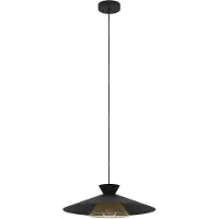 Eglo GRIZEDALE pendellampa E27 svart/BM