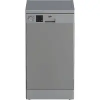 Beko DVS05024S - Diskmaskin - bredd: 44.8 cm - djup: 60 cm - höjd: 85 cm - silver