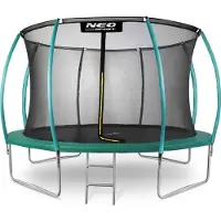 Neo-Sport Trädgårdstrampolin NS-12C181 med innernät 12,5 FT 374 cm
