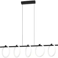 Eglo Pendellampa Caranacoa, Svart, Vardagsrum / matsal, Metall, Modern