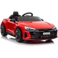 Leggodt Audi RS e-tron GT - elbil, röd