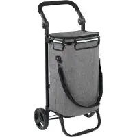 Maximex shoppingvagn med hjul med termoväska, 38 l
