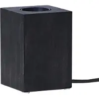 Star Trading Lampfot E27 Lys 10cm | svart []