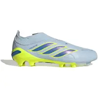 Adidas Predator League Laceless Fg Ice Cold Precision - Crystal Sky/ray Blue/gul Barn - Gräs (Fg), storlek 34