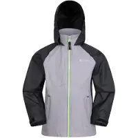 Mountain Warehouse Torrent II vattentät jacka för barn/ungdomar (ljusgrå)