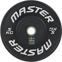 Master Fitness Bumpervikter Ski Svart