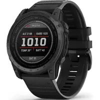 Garmin Tactix 7 - Standard Edition - 51 mm - fiberförstärkta polymerer - Ja sportklocka med band - silikon - svart - handledsstorlek: 127-210 mm - ...