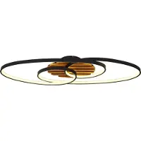 Globo LED taklampa Tisha I, Ljust trä, Vardagsrum / matsal, Trä, Modern, LED-taklampa