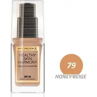 Max Factor Healthy Skin Harmony Miracle, Pumpflaska, Kräm, Universal, Mattgörande, Fuktgivande, Shine, Utjämnande, Honey Beige, Matt