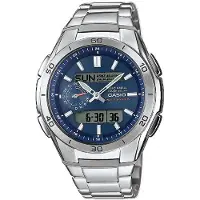 Casio Klocka - - WAVECEPTOR - Rostfritt stål - Kvarts - Sport