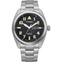 Citizen Garrison Super Titanium Svart Urtavla Eco Drive BM8560-88E 100M Herrklocka svart