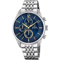 Festina Stilren Herrklocka Silvrig F20285/3