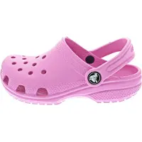 Crocs Öppna skor 'Classic' rosa / svart / vit