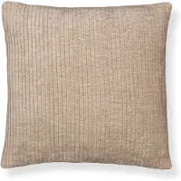 Borg Living Prydnadskudde 45x45 cm - Ljusgrå soffkudde med sammetslook - Mjuk kudde till soffan -