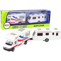 Lean Toys fordonspaket husvagn släp husbils-camping metalldelar