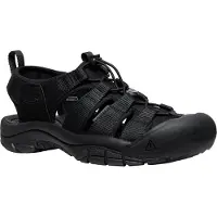 Keen - Sandaler och flip-flops dam - Newport H2 W Triple Black för Unisex - Storlek 37 - Svart