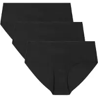 Under Armour 3-pack Pure Stretch NS Hipster, Black