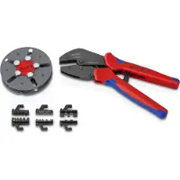 Knipex Crimpverktyg för isolerade kabelögon och kontakter 973303; 250 mm + tillbehör