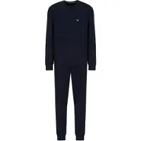 Emporio Armani Pyjamas lång marinblå / vit