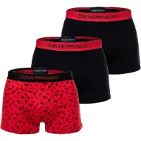 Emporio Armani Boxershorts röd / svart