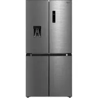Midea MDRM632FGD46W, Fristående, Flera dörrar, Rostfritt stål, 2 dörr/dörrar, Röra, LED