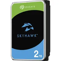 Seagate SkyHawk ST2000VX017 - Hårddisk - 2 TB - inbyggd - 3.5 - SATA 6Gb/s - buffert: 256 MB - med 3 års Rescue Data Recovery