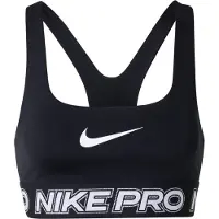Nike Sportbehå svart / silver / vit