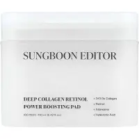 Sungboon Editor Deep Collagen Retinol Power Boosting Pads | Koreanska tonerkuddar med kollagen och retinol fr anti-aging | Anti-rynkle Care & Co