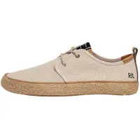 Pepe Jeans för män. PMS100008 Port Nature espadriller beige (43), Tyg, Karta, Nyckelband, Casual
