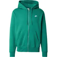 Nike Sweatjacka 'CLUB' gräsgrön