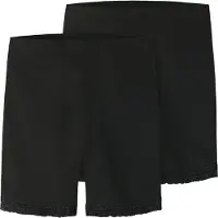 Name it Cykelshorts - 2-pack - NkfVista - Svart m. Spetsar - - 14 år (164) - Shorts