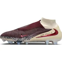 Nike Phantom 6 Elite High Cut FG United - Röd/Universal Red/Grå - Gräs (FG), storlek 42