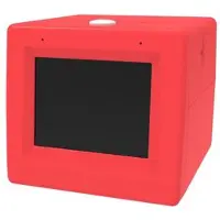 Mtp Products Q15 Mini-termisk skrivare med 2.8 HD-skärm och AI-röststyrning - röd