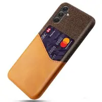 Mtp Products Samsung Galaxy A35 KSQ Skal med Korthållare - Orange