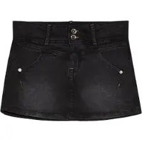 Bershka Kjol svart denim