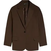 Bershka Kavaj mörkbrun