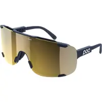 POC Devour Mid Bike Sunglasses Apatite Navy/Clarity Road/Partly Sunny Gold