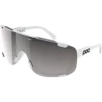 POC Devour Mid white glasses with grey lens
