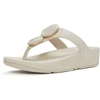 FitFlop Lulu Marbled Stone Toe Post Sandaler
