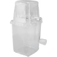 TOMTOP JMS Manuell iskross Liten bärbar hyvel Handdriven snökonmaskin för hemmet Transparent ren