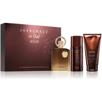 AFNAN Supremacy in Oud Luxury Parfym Present Set - Eau De Parfum (3,4 oz) + Deodorant (5,1 oz) + Shower Gel (5,1 oz) | Intensiv & verddig Oud-d