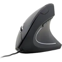 Gembird MUS-ERGO-01 Ergonomisk mus USB Optisk Svart 6 Knappar 1200 dpi, 1600 dpi, 2400 dpi, 3200 dpi Ergonomisk