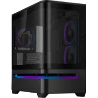 Asus Prime AP202 - microATX-torn - genomskinlig sidopanel (härdat glas) - ingen strömförsörjning - USB/ljud
