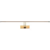 LUCANDE LED-tavelbelysning Thibaud, 84 cm, nickel, aluminium Thibaud, Aluminium / grå / zink, Vardagsrum / matsal, Metall, Modern, Vägglampa, vägglampa inomhus