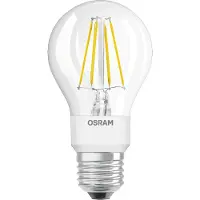 Osram HOMELIGHTING 4058075435537 LED-lamp EEK E (A - G) E27 Päronform 7 W = 60 W Varmvit 1 st
