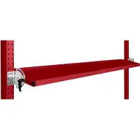 Manuflex ZB3914.3003 Lutningsbar hyllkonsol för UNIVERSAL och PROFFS, användardjup 195 mm. För bordsbredd 1750 mm