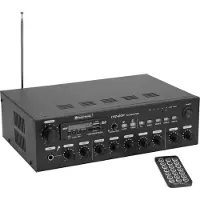 Omnitronic CPZ-120P ELA ELA-förstärkare 120 W 4 kanaler 4 zoner