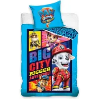 MCU Paw Patrol The Movie ''Big City'' sängkläder 140 x 200 cm 100% bomull